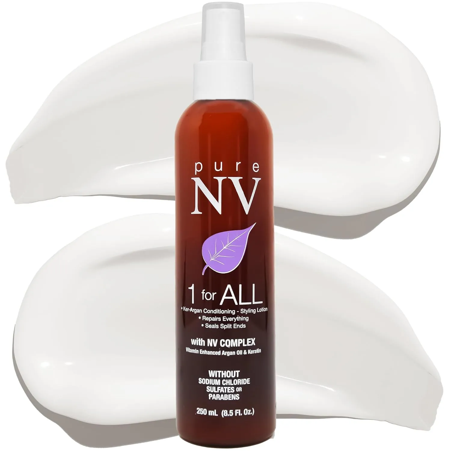1 For ALL Weightless Leave In Conditioner Detangle & Eliminate Frizz, Botanically Based, Keratin, Collagen & Argan Oil Infused (8.5 Oz)