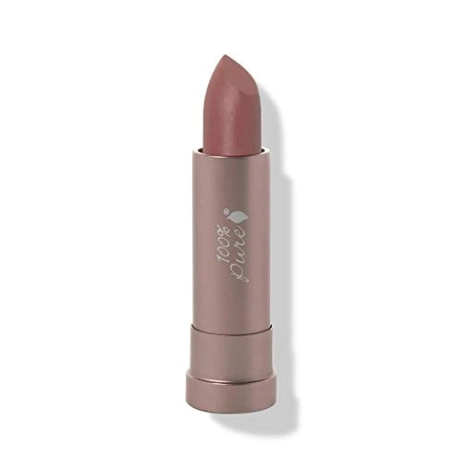 100% PURE Cocoa Butter Matte Lipstick Full Stay All Day Coverage, Lasting Moisturizing & Softening Natural Lip Color for All Skin Tones, Vegan Fruit Pigmented Sahara (Deep Neutral Nude) - 0.15 oz