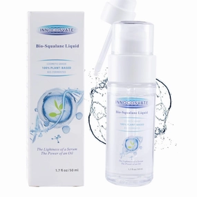 100% Plant-Based Squalane Oil – Bio-Fermented Skin Barrier Repair Serum, Anti-Aging Moisturizer, Non-Greasy Hydration for All Skin Types