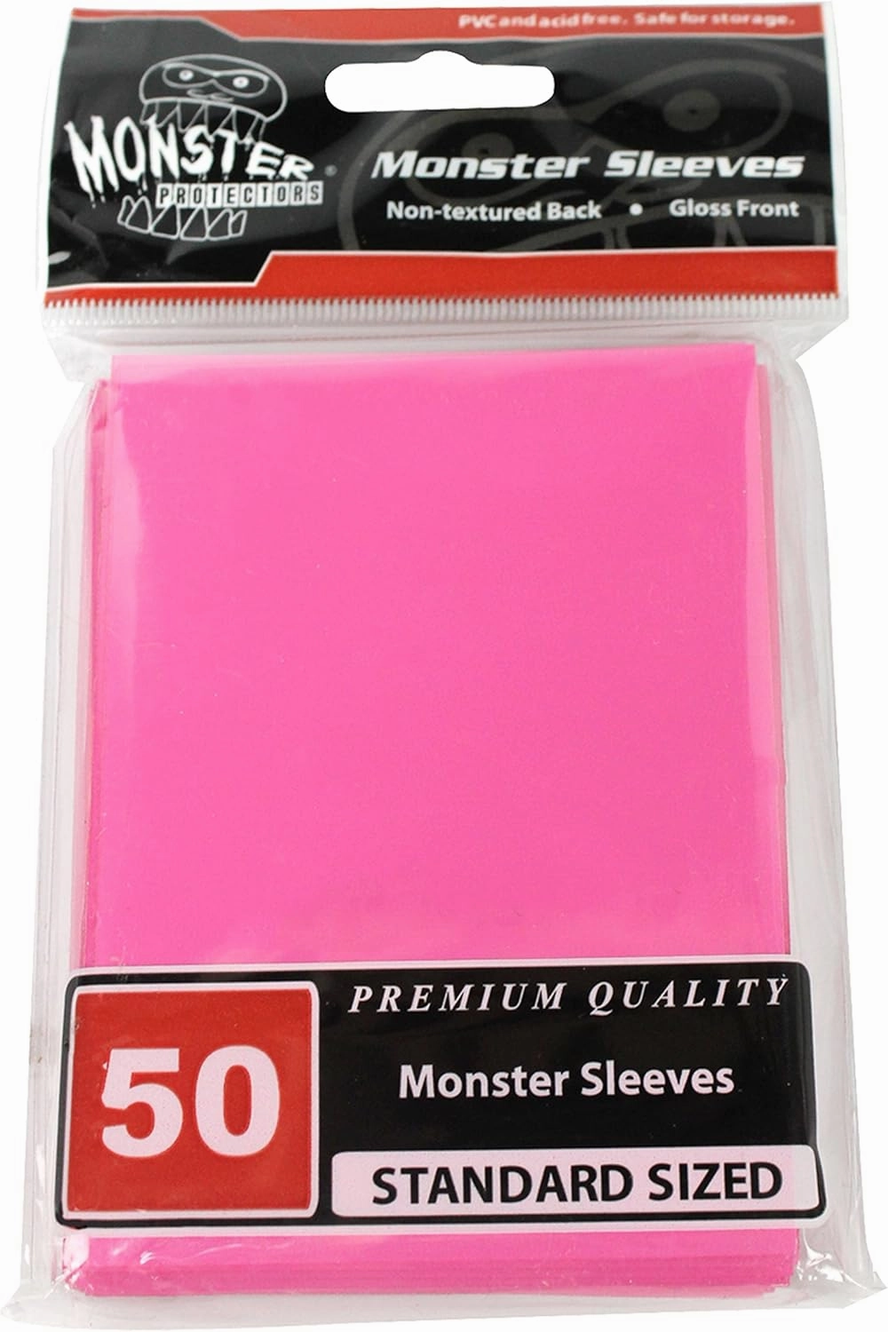 10 Pack Monster Gaming Sleeves (50ct per Pack- Value 500 Sleeve Set) - Standard Sized, Glossy - Fits Standard Sized Gaming Cards