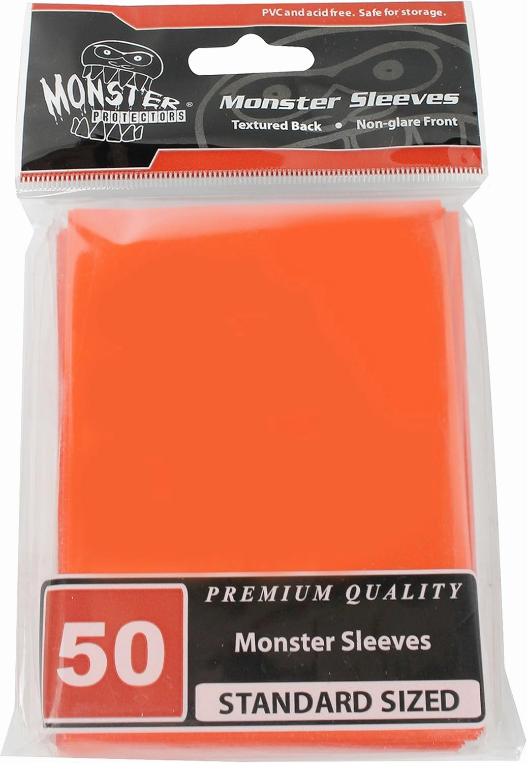 10 Pack Monster Gaming Sleeves (50ct per Pack- Value 500 Sleeve Set) - Standard Sized, Glossy - Fits Standard Sized Gaming Cards