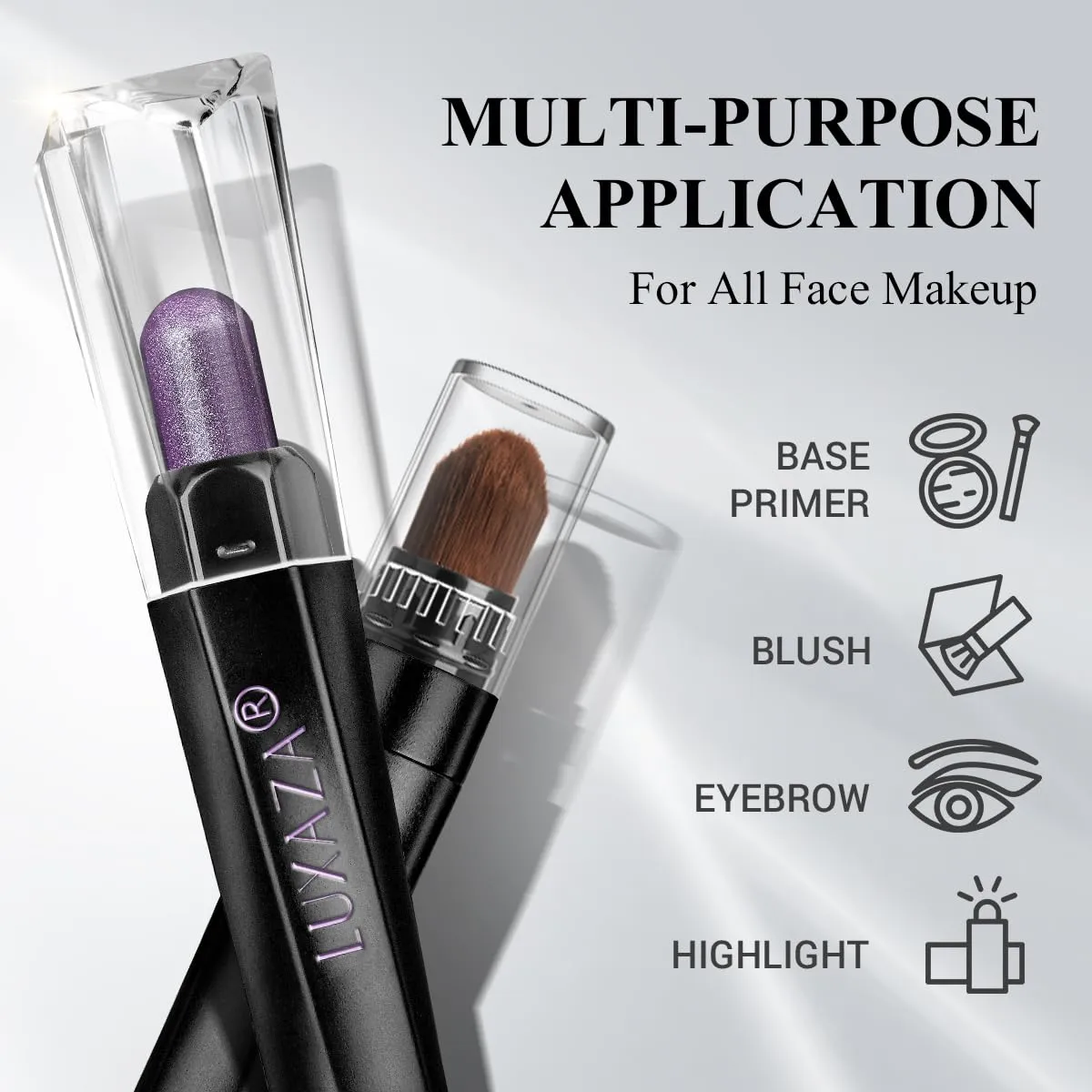 10PCS Eyeshadow Stick Set,Pro Longwear Purple Cream Eye Shadow Brightener Pencil Crayon Makeup Sticks-Grape Glam