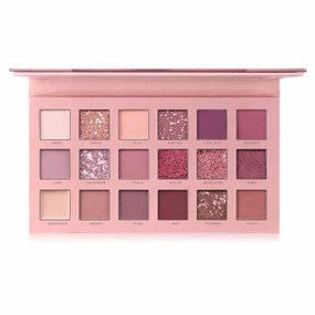 18 Colors Eyeshadow Palette , Highly Pigmented Eye Makeup Matte Shimmer Metallic Eyeshadow Pallet Long Lasting Blendable Natural Colors Waterproof Make Up Eye Shadows Cosmetics Gift Kit-Great for Travel