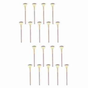 18pcs Soft Fan Shaped Makeup Brush Kit Blush Highlighter Brushes for Precise Application for Teen Girls Color Easy to Clean Maintain