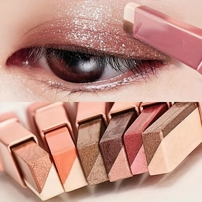 2-Color Pearly Glitter Waterproof Eyeshadow Stick