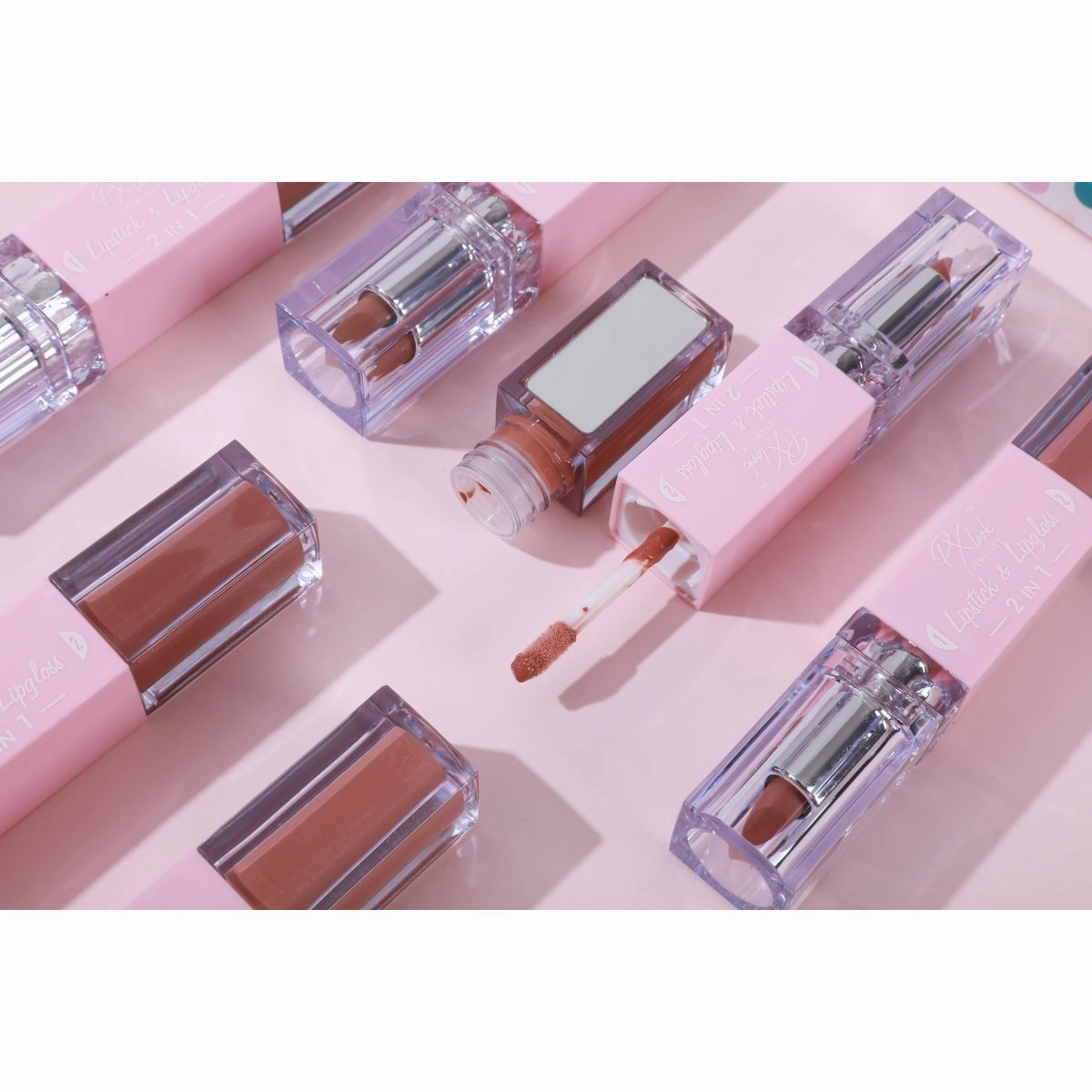 2-in-1 Lipstick and Lip Gloss Combo From Prolux Cosmetics