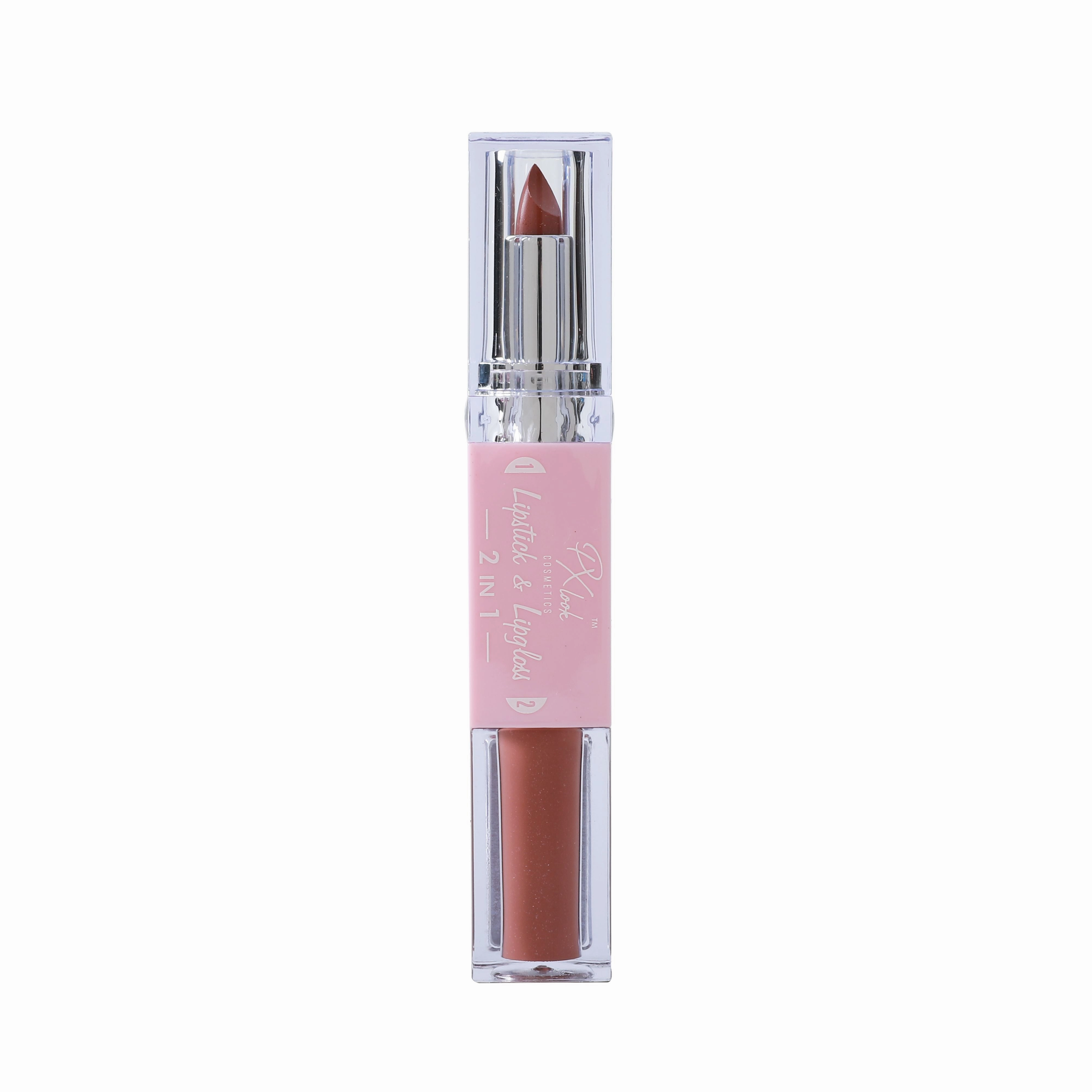 2-in-1 Lipstick and Lip Gloss Combo From Prolux Cosmetics