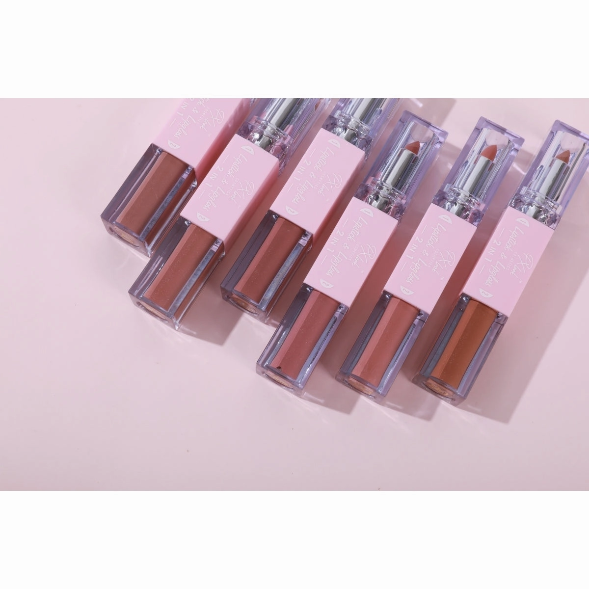 2-in-1 Lipstick and Lip Gloss Combo From Prolux Cosmetics