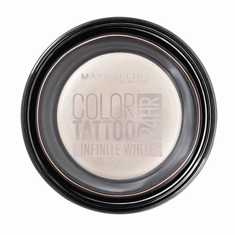 3x Maybelline Color Tattoo 24HR Eyeshadow 45 Infinite White