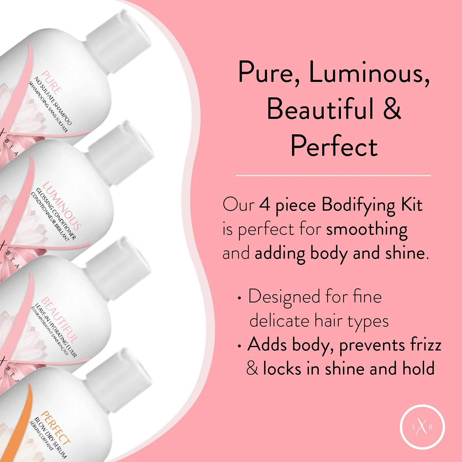 4 pc.Bodifying Smoothing Kit | Fine Hair