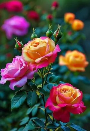 5000  Outdoor Climbing Rose Seeds Mix - Rosa Bush Vine & Flowering Climber for Pergolas, Long Blooming Ornamental Garden Beauties (Aa,1000)