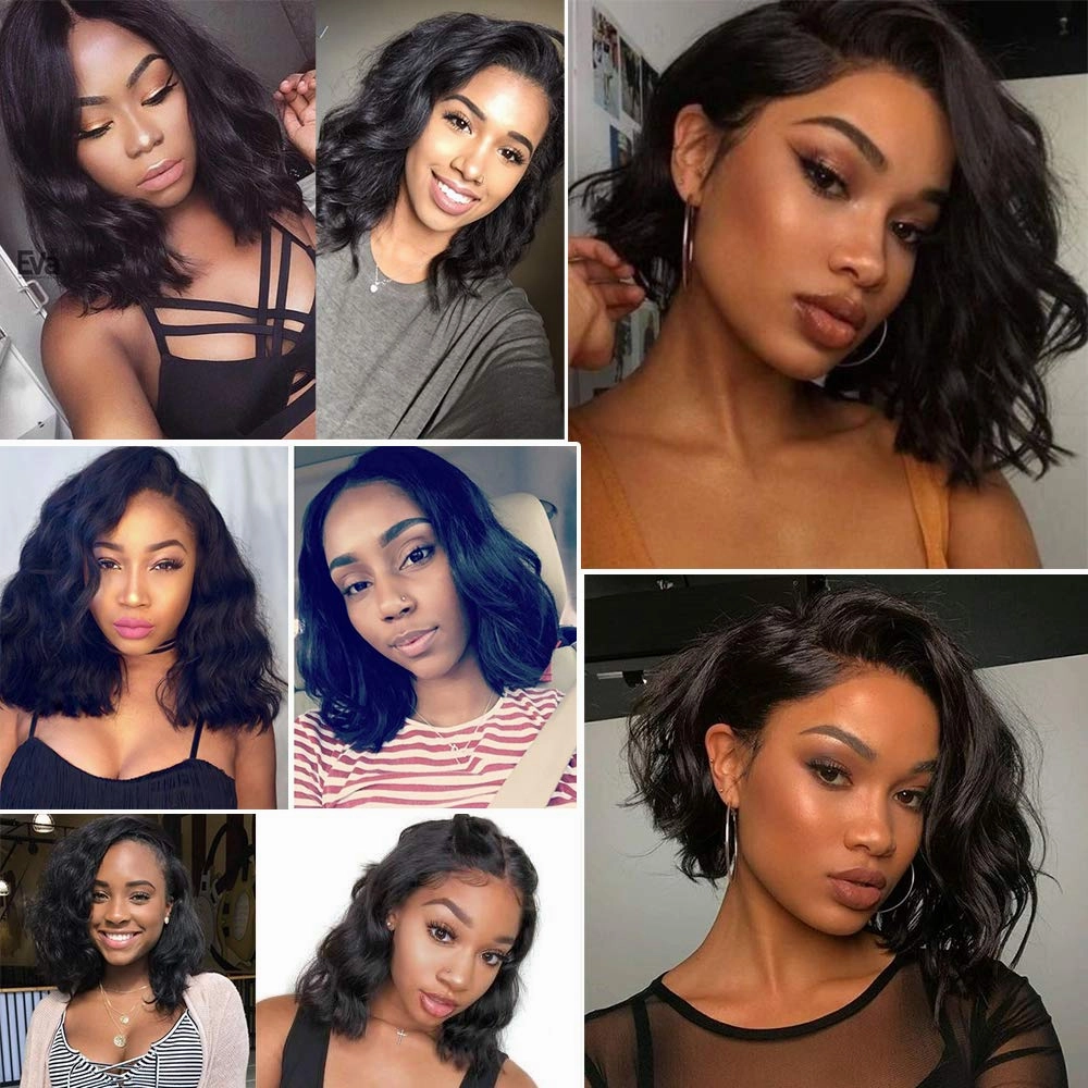 8" Curly Wavy 100% Human Hair Topper For Women with Thinning Hair Topper Hair Extentions Hairpiece Clip On Toupee Clip Hair Piece for Women Cover Gray Hair(Right Part,Natural Black)