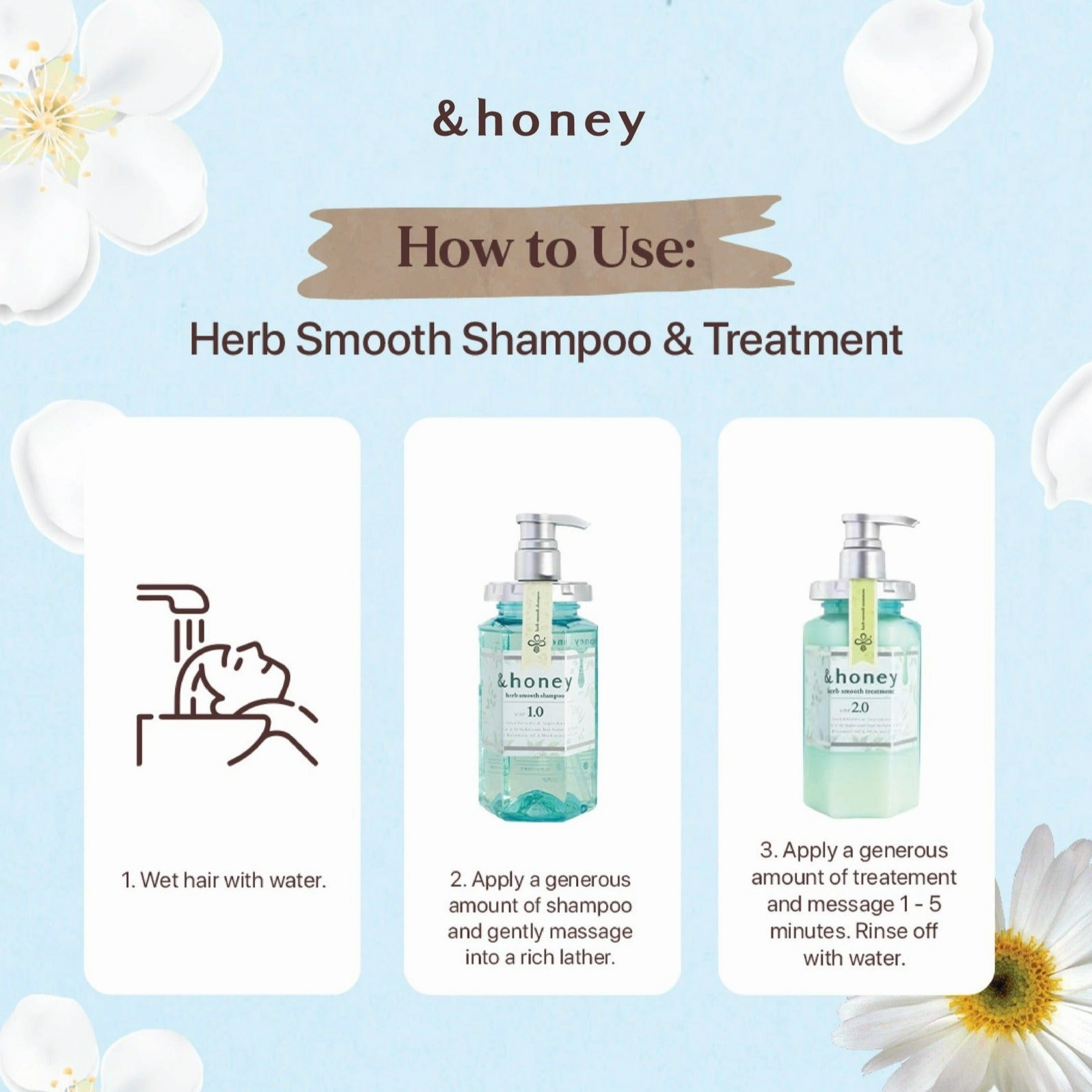 &HONEY Herb Smooth Shampoo 1.0