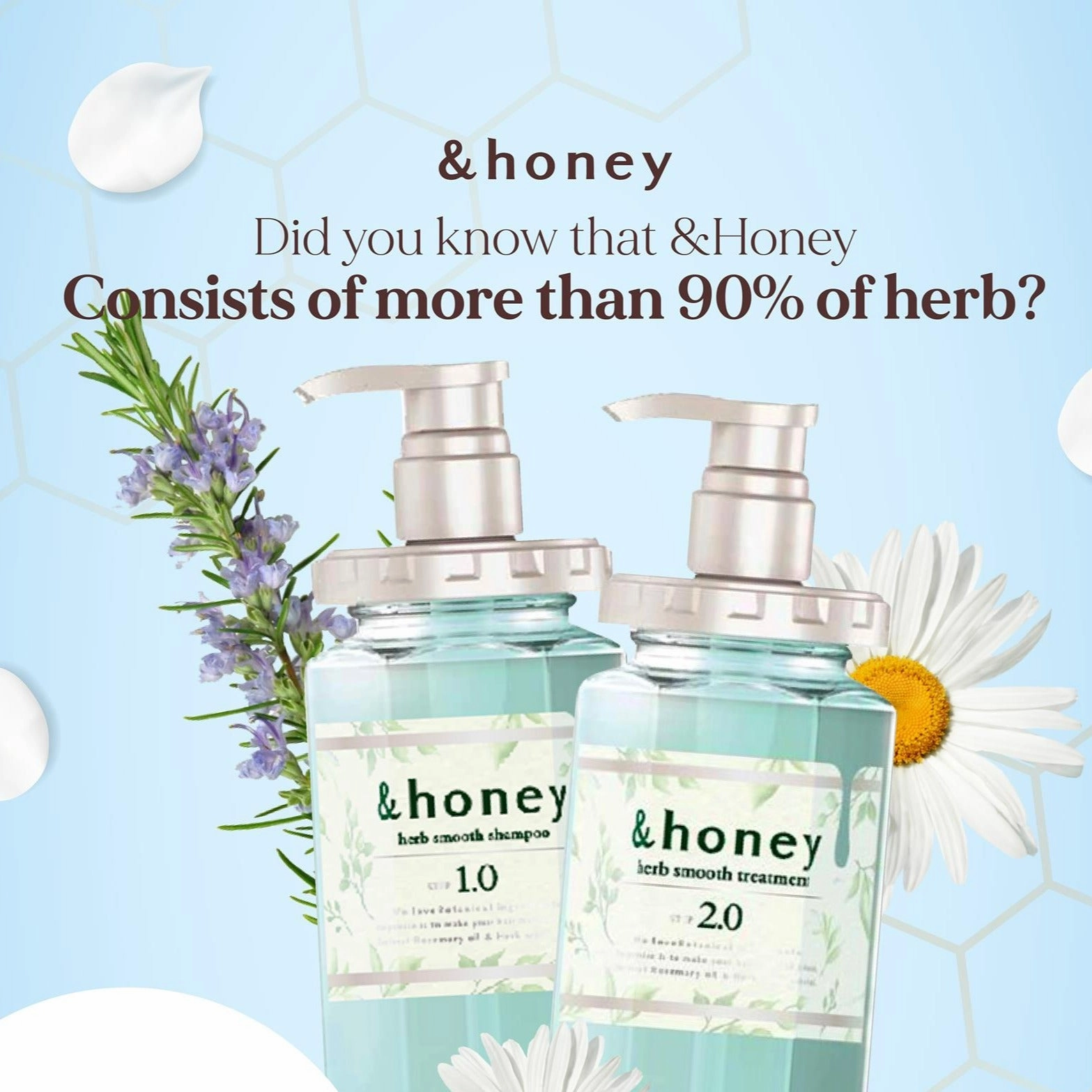 &HONEY Herb Smooth Shampoo 1.0