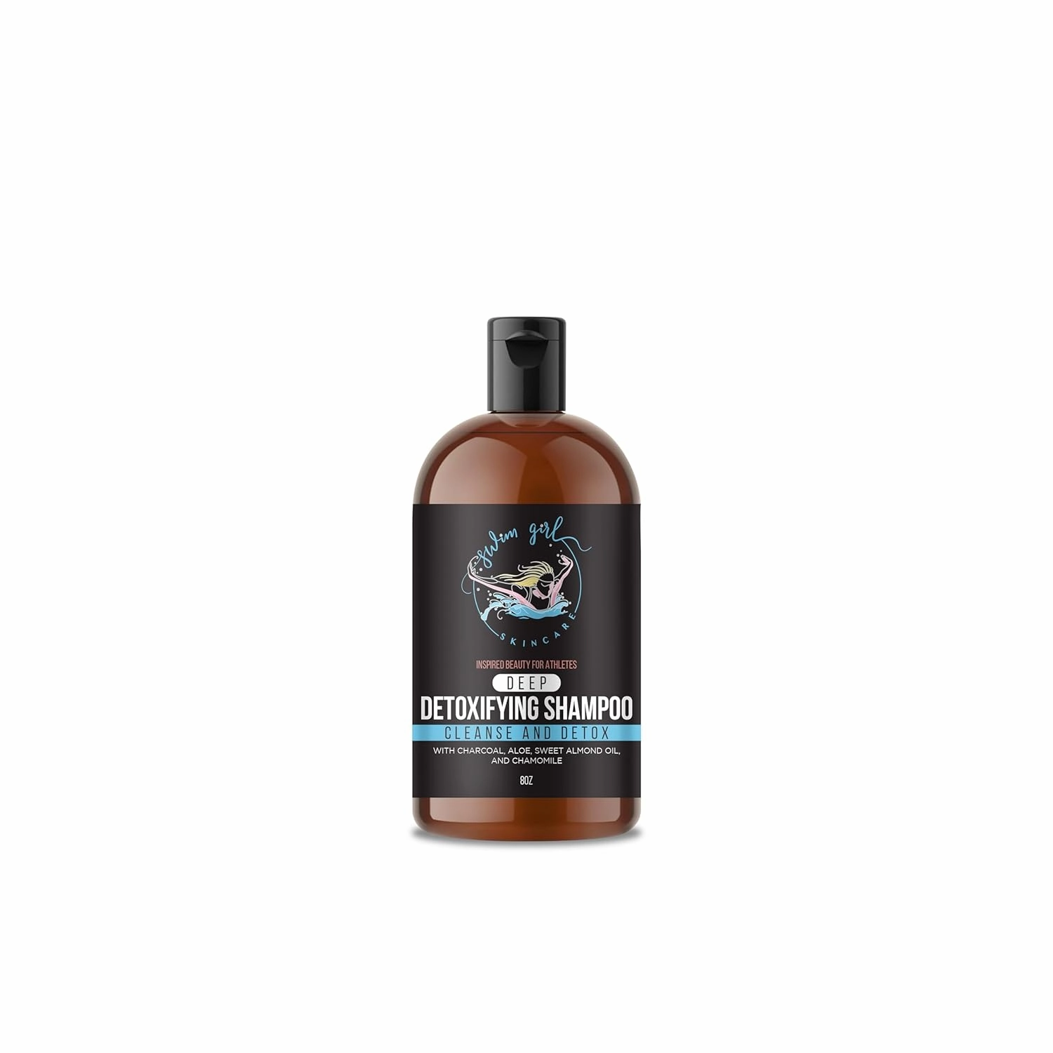 | Deep Detoxifying Shampoo | Cleanse and Detox | Inspired Beauty for Athletes | 8 fl oz (Pack of 1)