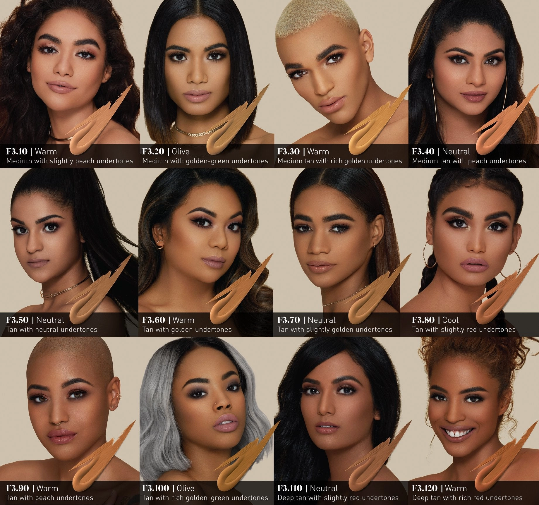 - F3.80 Friendly support FOUNDATION Clear guidance FLUIDITY FULL-COVERAGE