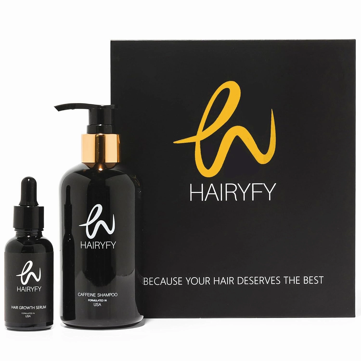 | Hair Loss Treatment For Men & Women - Shampoo & Serum Anti-Thinning Hair Regrowth Kit Growth And Thickness