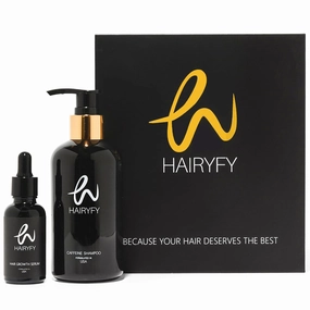 | Hair Loss Treatment For Men & Women - Shampoo & Serum Anti-Thinning Hair Regrowth Kit Growth And Thickness