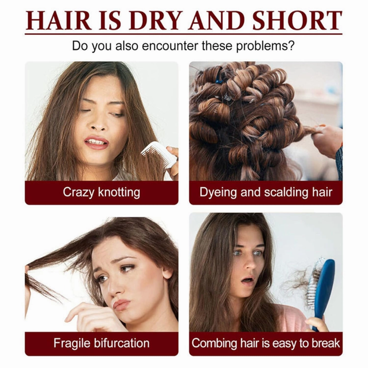 A Touch of Magic Hair Care - Magic Hair Care - Magic Hair Care Serum - Hair Smoothing Leave-in Conditioner, Nourishing Hair Conditioner, Deep Conditioner for Dry Damaged Hair (1 Pcs)