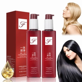 A Touch of Magic Hair Care - Magic Hair Care - Magic Hair Care Serum - Hair Smoothing Leave-in Conditioner, Nourishing Hair Conditioner, Deep Conditioner for Dry Damaged Hair (2 Pcs)