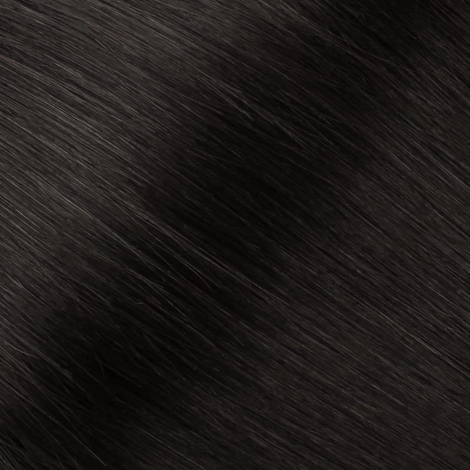 ABH AmazingBeauty Real Human Remy Hair Extensions, 50 Strands, 16 Inch, Tip Fusion in Off Black Soft Natural Hair