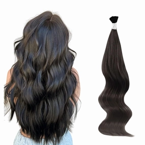 ABH AmazingBeauty Real Human Remy Hair Extensions, 50 Strands, 16 Inch, Tip Fusion in Off Black Soft Natural Hair