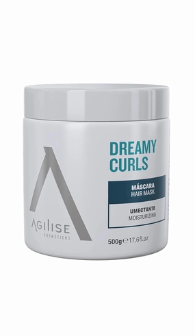 agilise - Dreamy Curls Hair Mask - Curl Hydrating Masks for Wavy and Coily Hair Care - VEGAN, Vegetal Keratin, Argan & Coconut Oil, Shea Butter - 17.6fl.oz/500g
