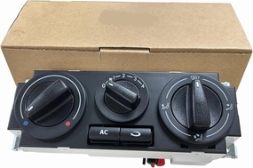Air Conditioner Panel 377820045D Compatible For VW GOL SEVEIRO PARAT G3 G4 Climate Control Assy Rotating Button AC Switch 5 Pins