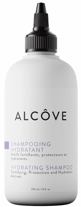 Alcôve - Hydrating Shampoo - Evening Primrose Oil, Mango Extract, and Argan Oil - Sulfate Free Shampoo - All Hair Types - For Dry Scalp - Color-Safe - Lightweight Formula - 300ml