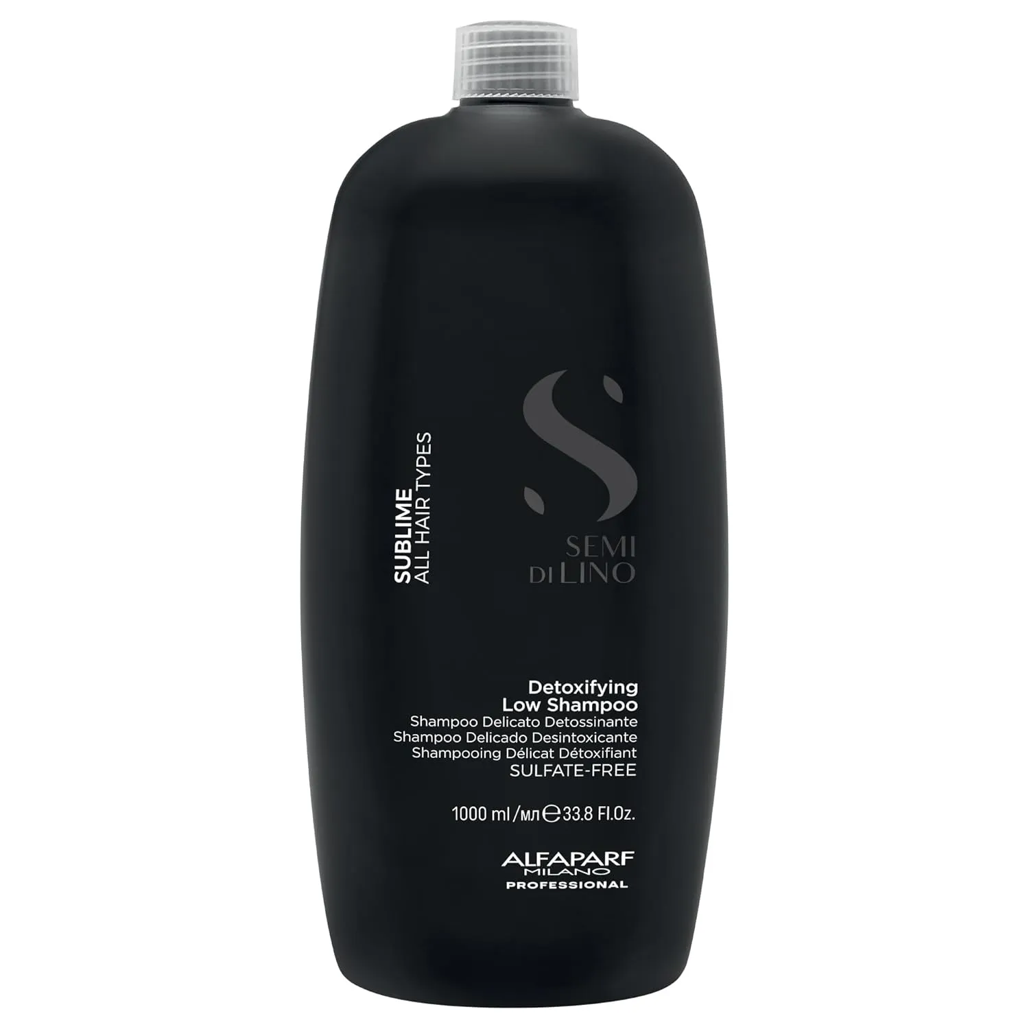 Alfaparf Milano Semi Di Lino Sublime Sulfate Free Detox Shampoo, 8.45 fl oz