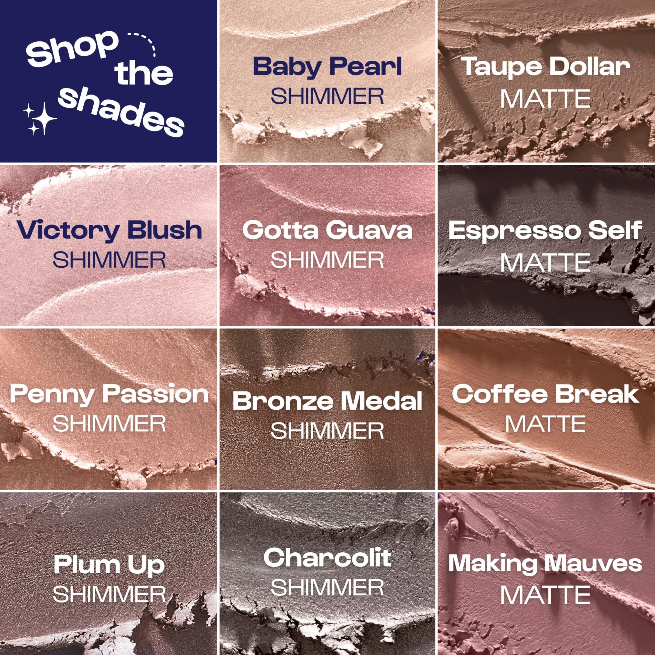 ALLEYOOP 11th Hour Cream Eye Shadow Sticks - Coffee Break (Matte) - Award-winning Eyeshadow Stick - Smudge-Proof and Crease Proof for Over 11 Hours - Easy-To-Apply and Compact for Travel, 0.05 Oz