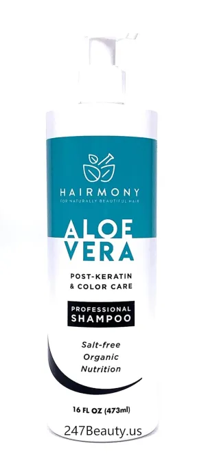Aloe Vera Professional Post-Keratin Color Care Hair Shampoo - Champu Aloe Vera post-keratina para el cabello (16 oz)