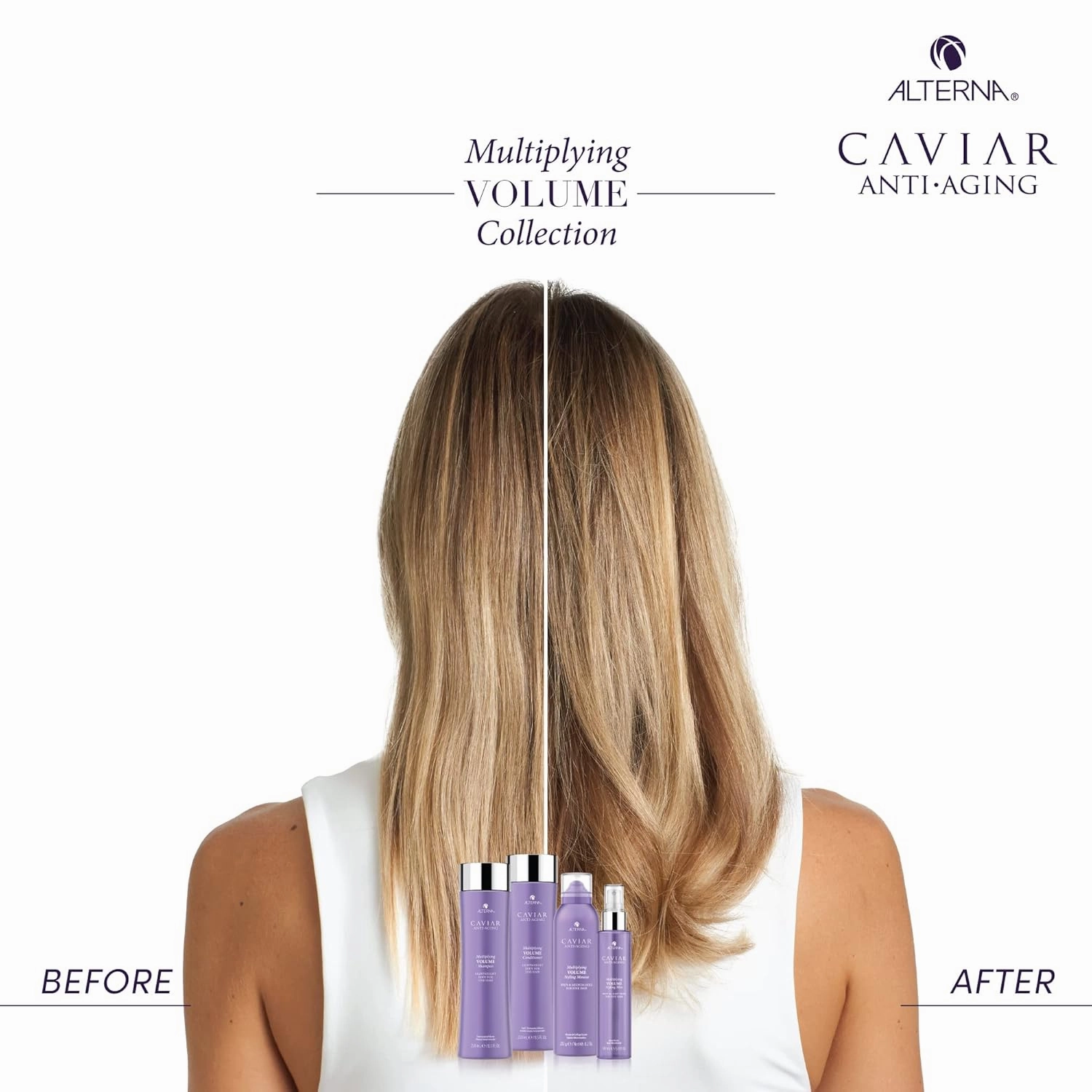 Alterna CAVIAR Anti-Aging Multiplying Volume Conditioner | For Fine, Limp or Thin Hair | Create Instant Volume and Thickness | Sulfate Free