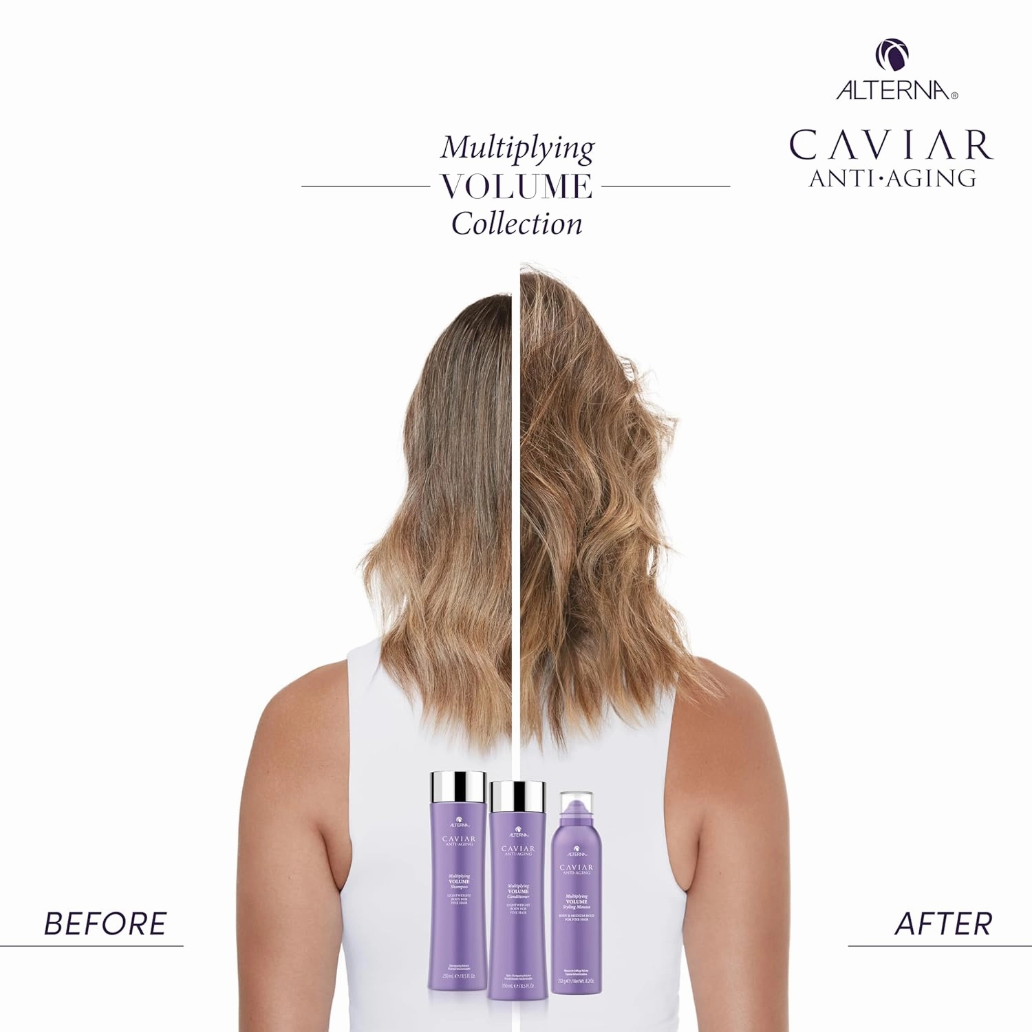 Alterna CAVIAR Anti-Aging Multiplying Volume Conditioner | For Fine, Limp or Thin Hair | Create Instant Volume and Thickness | Sulfate Free