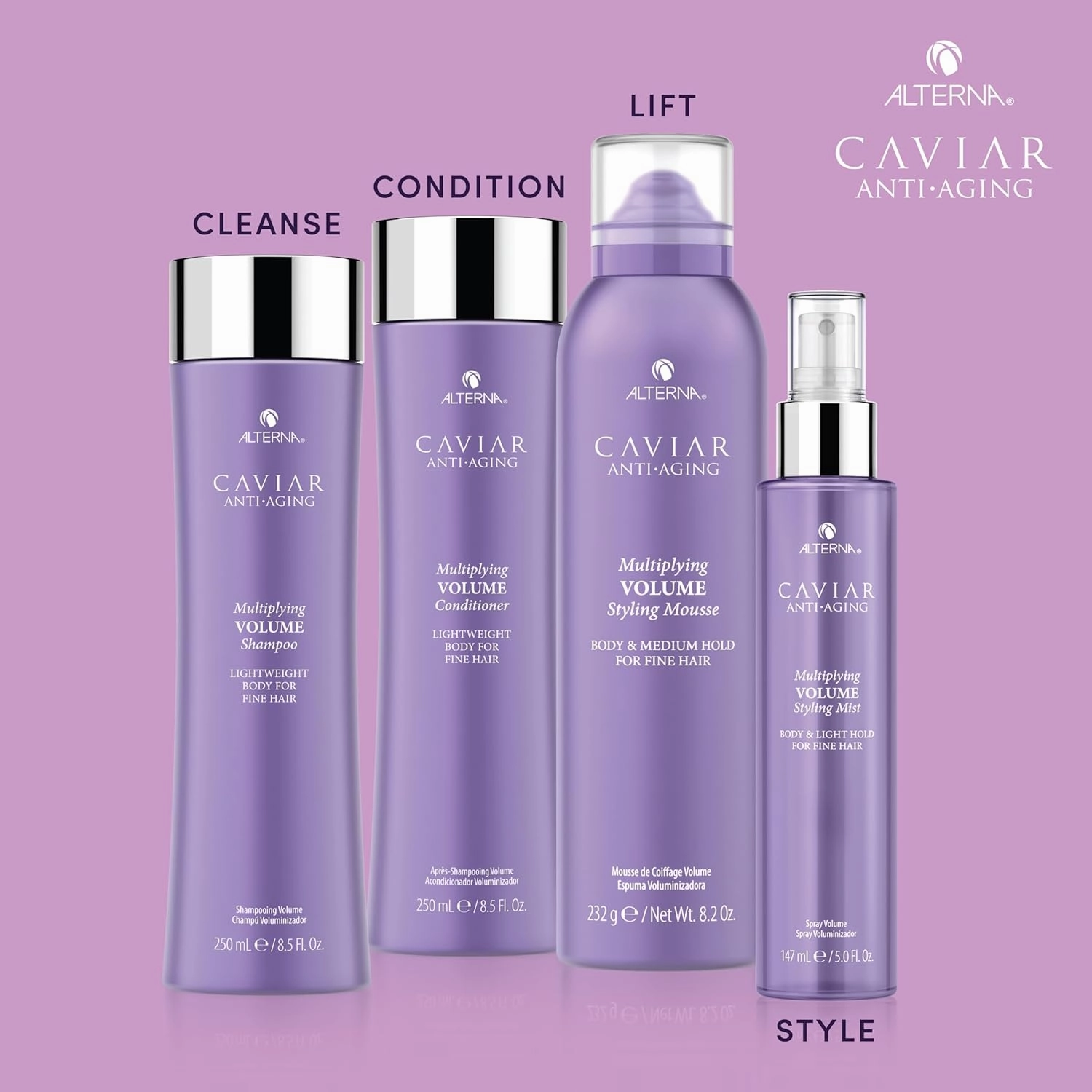 Alterna CAVIAR Anti-Aging Multiplying Volume Conditioner | For Fine, Limp or Thin Hair | Create Instant Volume and Thickness | Sulfate Free