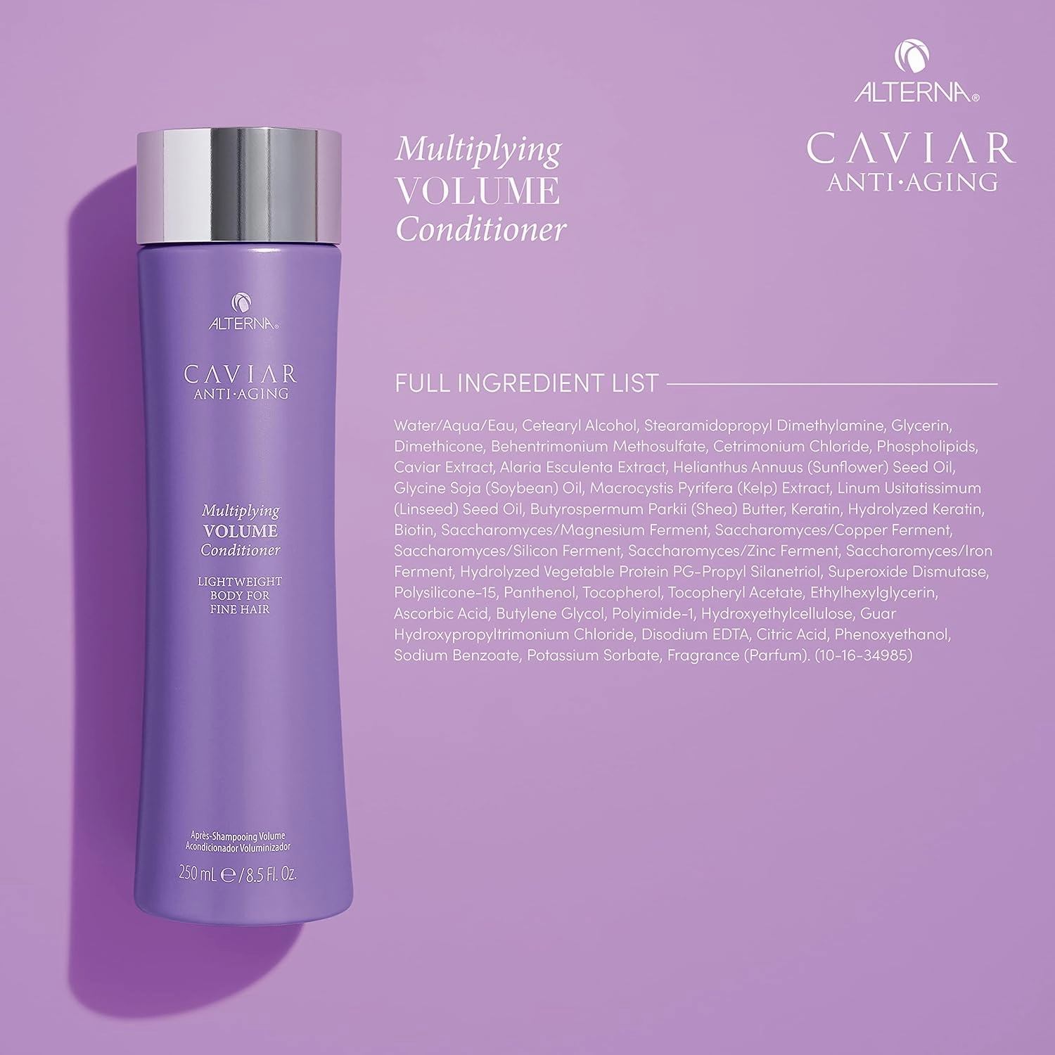 Alterna CAVIAR Anti-Aging Multiplying Volume Conditioner | For Fine, Limp or Thin Hair | Create Instant Volume and Thickness | Sulfate Free