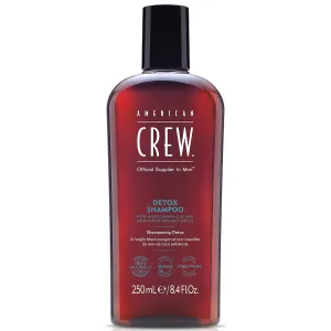 American Crew Detox Shampoo for Men, Naturally Derived, Vegan Formula, Citrus Mint Fragrance, 8.45 Fl Oz