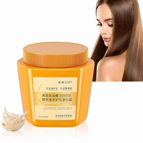 Amino Acid Essence Luxury Nourishing Hair Protein Cream, Amino Acid Moisturizing Repair Hair Care Conditioner, Repairing Essence Hair Mask for Dry, Frizzy, and Damaged Hair (500ml)