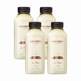 Anomaly Shine Deep Conditioner Detangler with Jojoba Oil & Murumuru Butter for Dry Hair | Anti Frizz Control | Sulfate Free & Paraben Free | Sustainable Ocean Plastic Packaging, 11 fl oz. (Pack of 4)