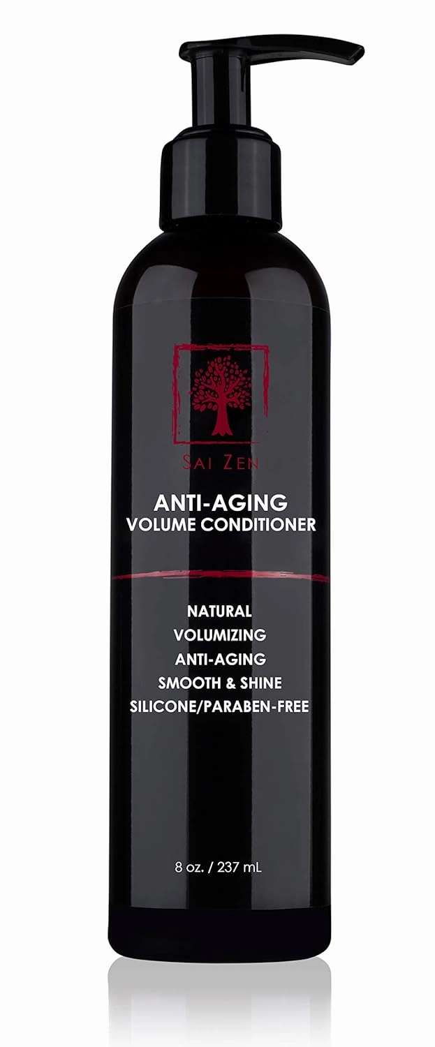 Anti-Aging Volume Conditioner | Anti-Thinning and Volumizing Formula | Made in USA | Sulfate and Paraben Free | All Hair Types, 8 oz.