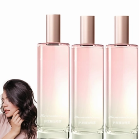 Anti-Frizz Hair Conditioner Spray, Hair Essential Oil Spray, Leave-in Conditioner Spra-y for All Natural Hairs, Hydrating & Moisturizing for Frizzy, Dry, Damaged Hairs, Adds Shine (3Pcs)