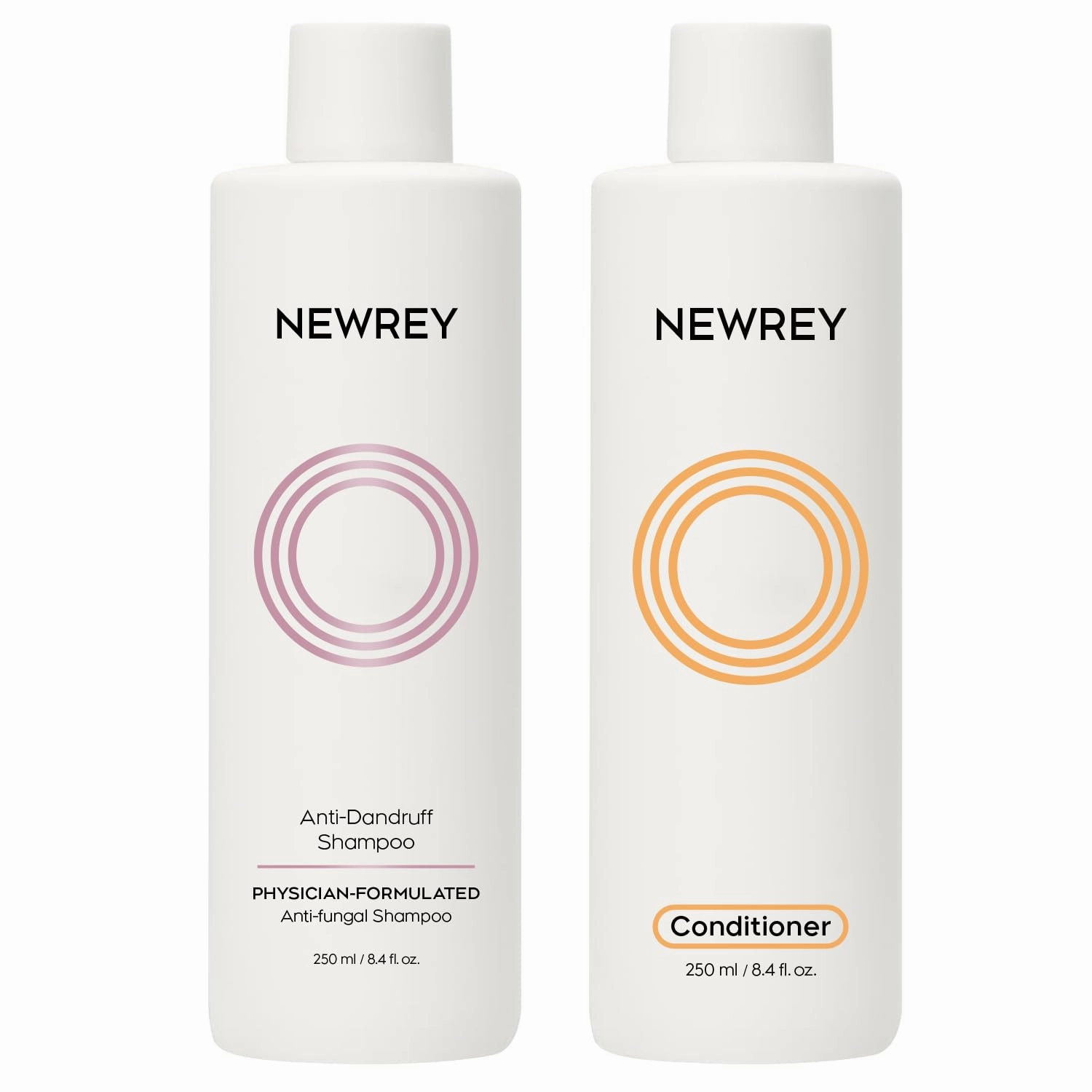 Anti-Fungal Itch Relief Shampoo and Conditioner Set – Hydrating Dry Scalp Treatment with Coconut Oil & Vitamin E | Color-Safe, Sulfate-Free Hair Repair (2 x 8.4 fl oz)