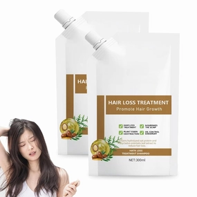 Anti Hair Loss Shampoo for Women, Anti-Hair Fall Promote Hair Growth, Rich in Various Plant Extracts, for All Hair Types (2Packs)