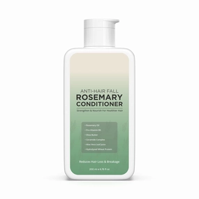 Anti Hairfall Rosemary Conditioner 200ml | Enriched with Shea Butter, Aloe Vera, Biotin & Wheat Protein | Sulphate-Free, Vegan, Moisturizing & Volumizing