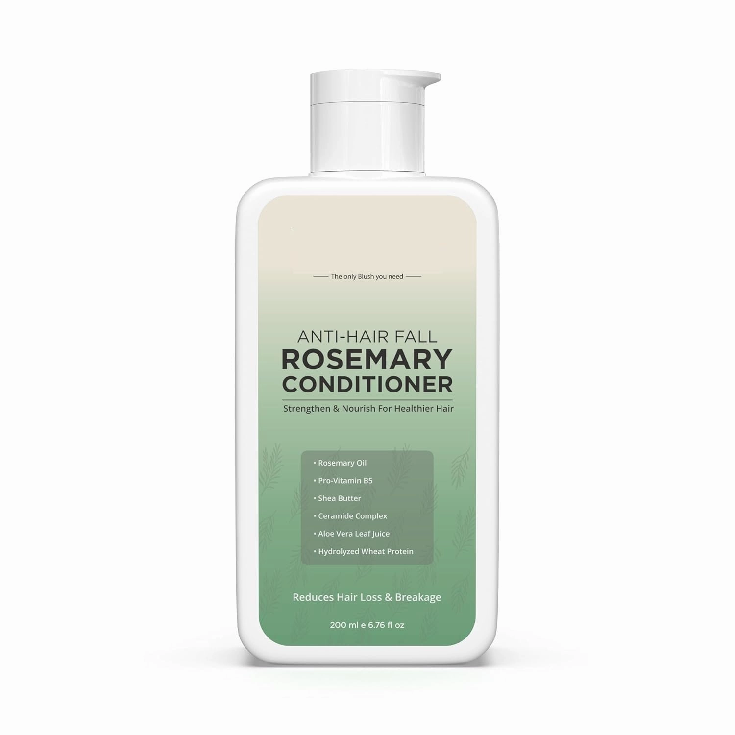 Anti Hairfall Rosemary Conditioner 200ml | Enriched with Shea Butter, Aloe Vera, Biotin & Wheat Protein | Sulphate-Free, Vegan, Moisturizing & Volumizing