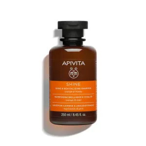 APIVITA Shine Shampoo |Shine & Revitalizing Shampoo with Orange & Honey, Silicone-Free, 250 mL / 8.45 oz