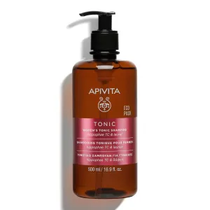 APIVITA Tonic Women's Shampoo for Thinning Hair | Strengthens & Promotes Hair Growth with Hippophae Tonic Complex, Laurel & Propolis, Silicone-Free
