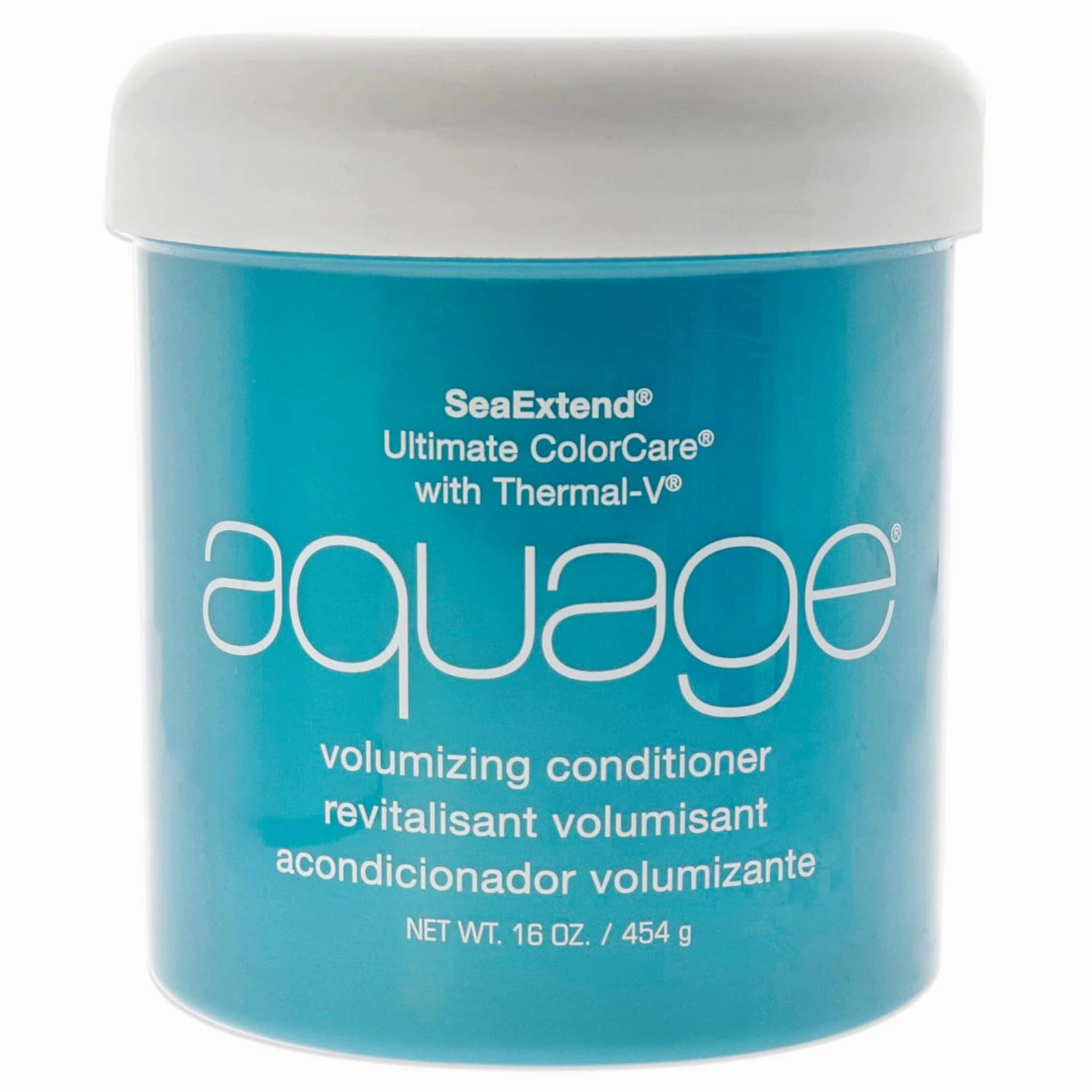 AQUAGE SeaExtend Volumizing Conditioner, Prevents Haircolor Fade, Protects for Thermal Heat Styling, Adds Volume, Shine, and Fullness Without Frizz, 16 oz