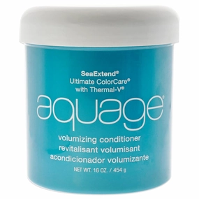 AQUAGE SeaExtend Volumizing Conditioner, Prevents Haircolor Fade, Protects for Thermal Heat Styling, Adds Volume, Shine, and Fullness Without Frizz, 16 oz