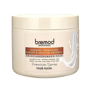 Argan Oil & Keratin Hair Mask Hydrating Deep Conditioner for Dry, Damaged, Frizzy & Rebonded Hair Anti-Fall, Strengthening, Moisturizing 16.9 Fl Oz